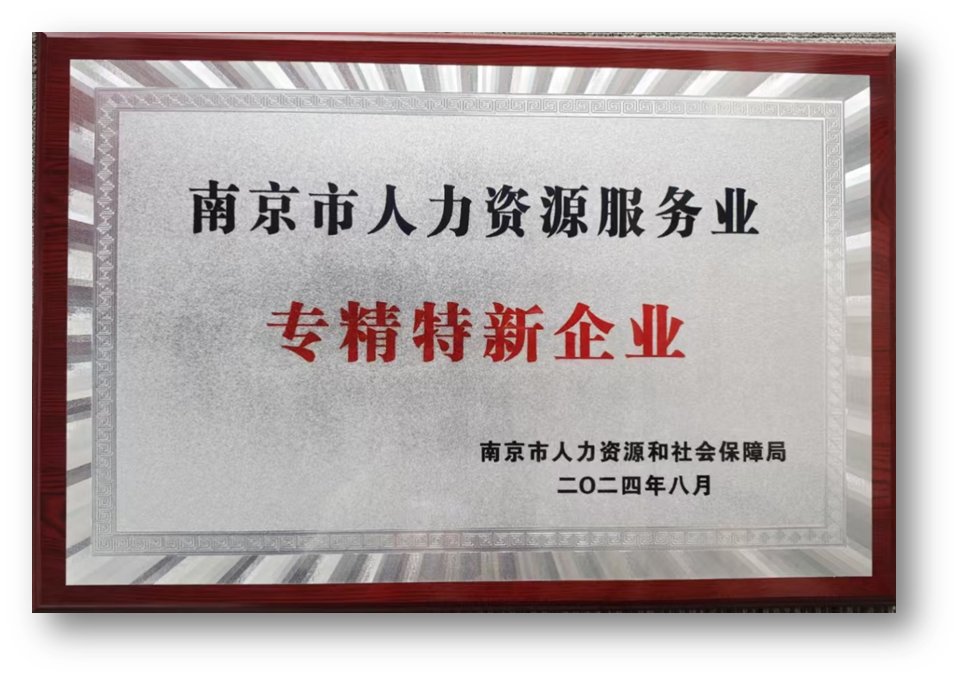 三项大奖！z6尊龙官方网站集团南京公司获评南京市人力资源服务骨干企业、专精特新企业双标杆